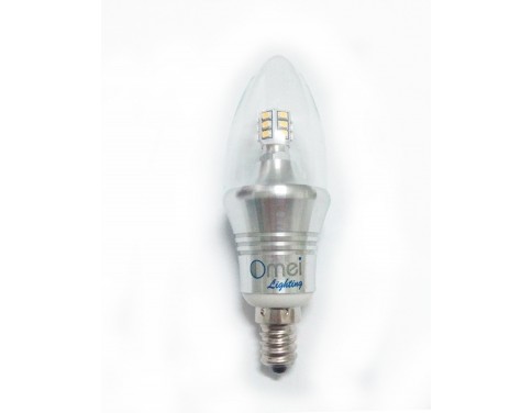 Bullet Top Warm White 2850k Dimmable Omailighting 1 piese E12 led candelabra bulb 6